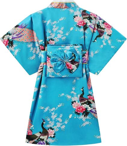 Japanese Traditional Dress for Girls Costume Kimono for Kids Set in Saudi Arabia