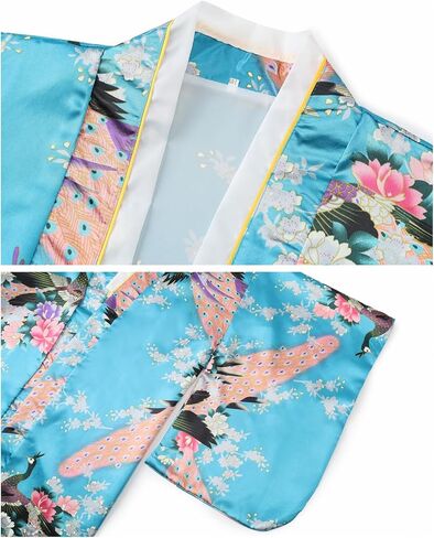 Japanese Traditional Dress for Girls Costume Kimono for Kids Set in Saudi Arabia