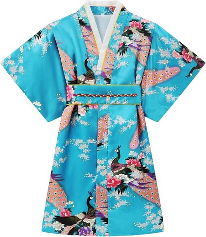 Japanese Traditional Dress for Girls Costume Kimono for Kids Set in Saudi Arabia