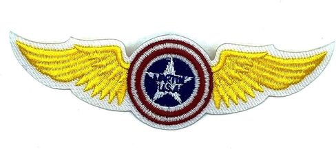 Lockheed Martin® Glenn L Martin Aircraft Wings_WWII_4 بوصة، رقعة ريترو مطرزة، مرخصة in Kuwait