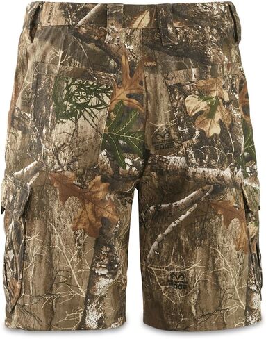 شورت Camo Cargo للرجال من Guide Gear، برمودا من القطن والبوليستر للعمل، كاجوال، المشي لمسافات طويلة والصيد في موسم الصيف هذا in Kuwait