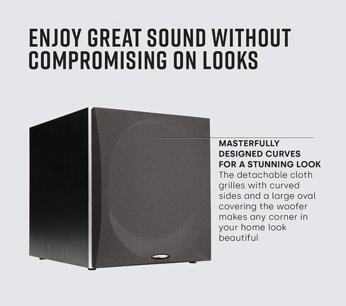 Polk Audio PSW505 12-Inch Powered Subwoofer (Single, Black) in Saudi Arabia