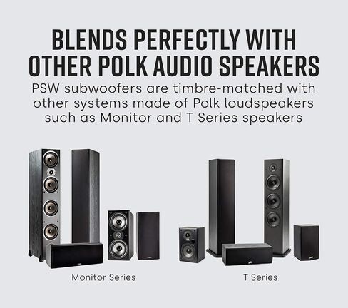 Polk Audio PSW505 12-Inch Powered Subwoofer (Single, Black) in Saudi Arabia
