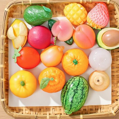 Miniature Artificial Oranges, 15 Pcs Resin Simulation Oranges Artificial Mini Fruits for Home Mini Kitchen Cabinet Props DIY Crafts Decor in Kuwait