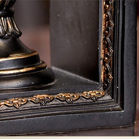 TimeStamp Decorative Bookends,Rustic Unique Globe Book Ends Stoppers Holder Nonskid for Home Shelves,Polyresin,4.5 x 5 x 8 Inches,(Set of 2) in Kuwait