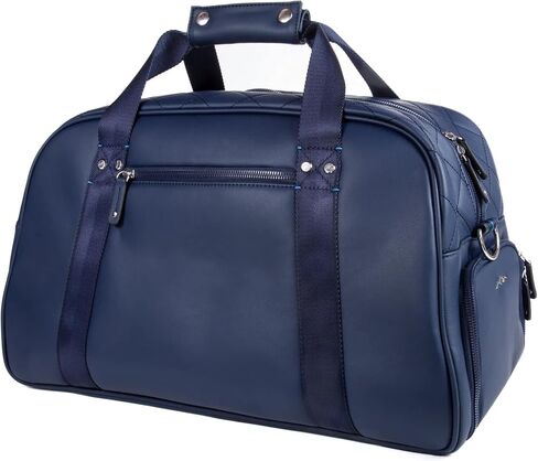 Sun Mountain Matchplay Duffel - حقيبة متينة وخفيفة الوزن مع مساحة تخزين واسعة للرياضيين العصريين - تتميز بحزام كتف قابل للإزالة وحجرة أحذية مخصصة - أزرق داكن in Kuwait