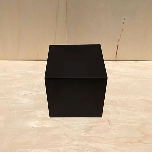 12" x 12" x 12" Matte Black Display Cube Square Pedestal Stand Riser Column Pillar in Kuwait