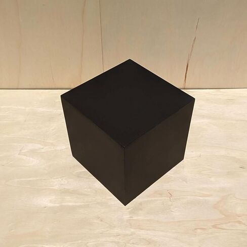 12" x 12" x 12" Matte Black Display Cube Square Pedestal Stand Riser Column Pillar in Kuwait