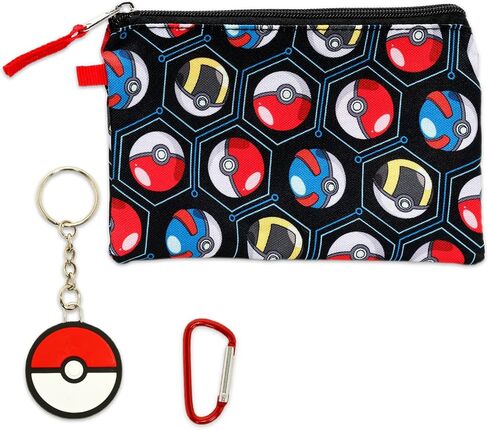 Pokemon Backpack Set for Boys - Bundle with 16" Pikachu Backpack, Snack Bag, Water Bottle, Pencil Case, More | Pokemon School Bag for Kids in Kuwait