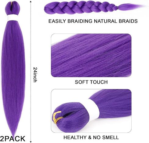 9 PCS Demon Inspired Kpop Singer Costume Accessories Set for Women, Long Purple Braided Wig, Cross Earrings, Chain Necklace, Gold Hair Jewelry, Mark Tattoos for Halloween Cosplay Party in Saudi Arabia