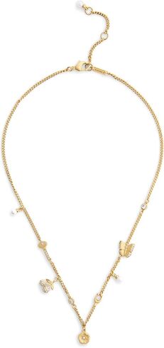COACH Jewelry Women's Pavé Icons Bib Necklace in Kuwait