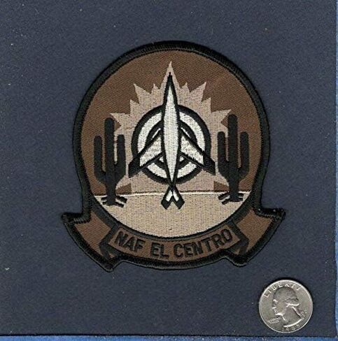 Embroidered Patch - Patches for Women Man - Original NAF Naval Air Facility EL Centro CA Military Naval Style Patch Base Desert Squadron in Kuwait