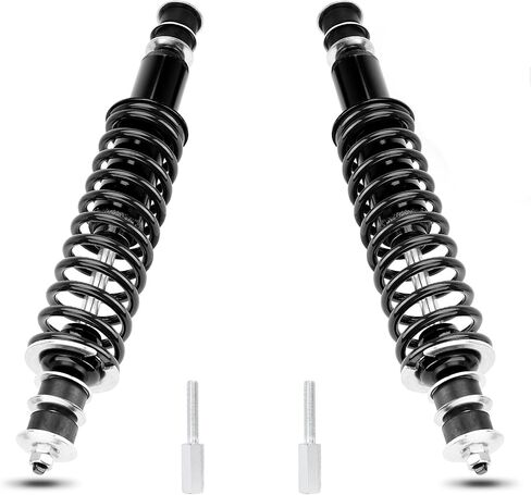 70928-G01 Golf Cart Front/Rear Shock Absorber Kit with Heavy Duty Coil Springs Compatible with 1994-up EZGO Medalist/TXT Gas & Electric Golf Carts Replaces# 76418-G01,70324-G01,76419-G01（BLACK） in Kuwait