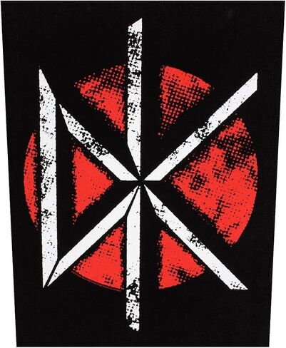 XLG Dead Kennedys DK Logo Back Patch Punk Rock Band Jacket Sew On Applique in Kuwait