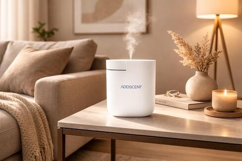 Atom Plug-in Fragrance Oil Diffuser 60ml Capacity, Smart Timer, Adjustable Intensity, Energy Efficient, Compact White Aroma Machine for Home, Office and Spa, Premium Plug in Oil Diffuser in Saudi Arabia