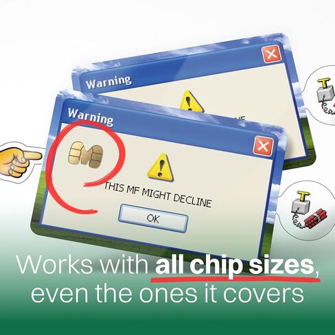 This MF Might Decline Credit Card Skin with Chip – Debit Card Skin, Debit Card Sticker Cover, Credit Card Sticker, Credit Card Cover, Debit Card Cover, Credit Card Stickers Skin (Windows XP) in Saudi Arabia