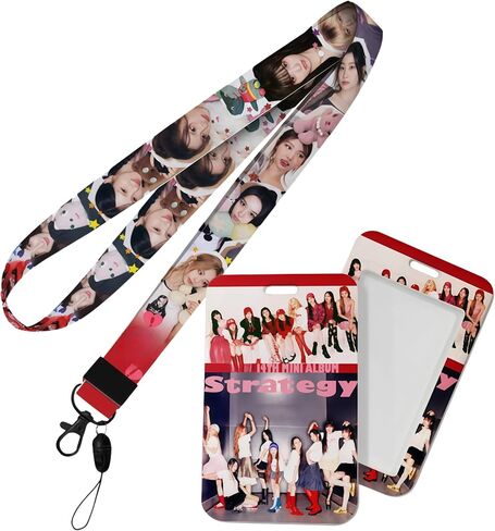 Set -2 ID PhotoCard Holder Case with 2PCS Lanyard id Card Holder in Saudi Arabia