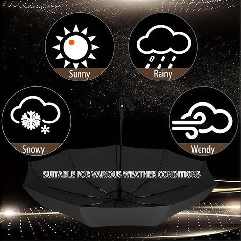 Folding Inverted Umbrella,Automatic Open Close Travel Umbrella,Windproof Reverse Parasol For Outdoor Weather Protection(Auto) in Kuwait
