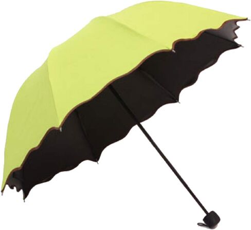 Travel Foldable compact Umbrellas Sun rain Umbrellas parasol with Met Water blomssom blooming material parasol in Saudi Arabia