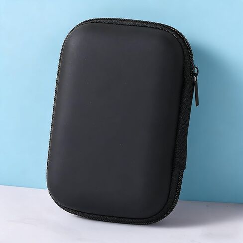 Portable Mini Storage Bag, Suitable for Electronic Accessory Handbags,can Store Power Cords, Chargers, Headphones Organizer, Black in Kuwait