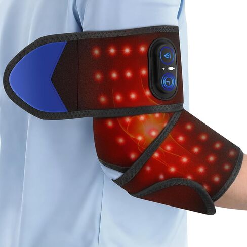 Cordless Heating Pad for Arm Elbow Wrist Leg Pain Relief, Red Light Knee Ankle Heating Pads, Heated Elbow Brace Wrap Heating Pad for Arm, Wrist, Ankle, Leg with 3 Heating Levels in Saudi Arabia