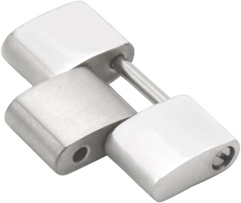 سوار ساعة Ewatchparts 18 ملم متوافق مع ساعة كارتييه رودستر 2510 2618 2722 من الفولاذ المقاوم للصدأ in Kuwait