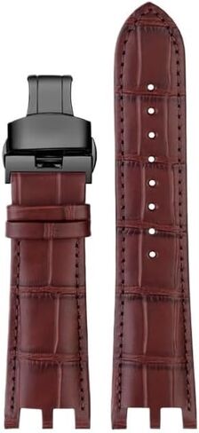 Watch Band Fit For Versace V-RACECHRONO Series GMT Double Concave Convex Interface Calfskin Watch Strap Watch Accessories 24mm Strap in Saudi Arabia