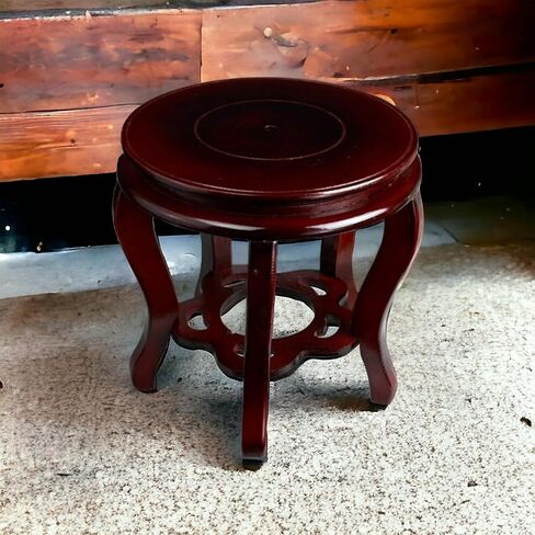 Wooden Fishbowl Display Vase Pot Tall Planter Stand Plant Pot Display Stand (11") in Saudi Arabia