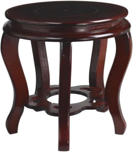 Wooden Fishbowl Display Vase Pot Tall Planter Stand Plant Pot Display Stand (11") in Saudi Arabia