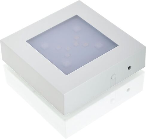 ZEERSHEE 3.1" LED Display Pedestal with Multi-Color Lighted Base – Professional Crystal Display Stand for Glass Art, 3D Laser Crystals & Figurines – Versatile Pedestal for Desktop & Office Decor in Saudi Arabia