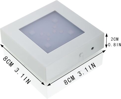 ZEERSHEE 3.1" LED Display Pedestal with Multi-Color Lighted Base – Professional Crystal Display Stand for Glass Art, 3D Laser Crystals & Figurines – Versatile Pedestal for Desktop & Office Decor in Saudi Arabia