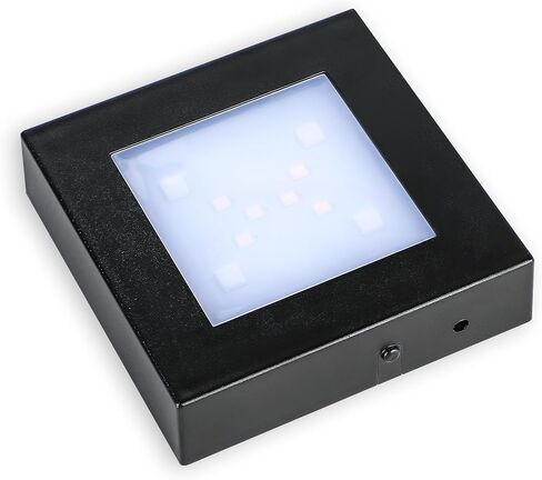 ZEERSHEE 3.1" LED Display Pedestal with Multi-Color Lighted Base – Professional Crystal Display Stand for Glass Art, 3D Laser Crystals & Figurines – Versatile Pedestal for Desktop & Office Decor in Saudi Arabia