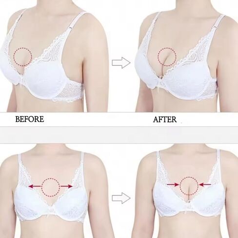 SL Sursarbelor Women Silicone Bra Inserts Clear Soft Gel Push Up Bra Pads Enhancer Bra Padding for Swimsuit in Saudi Arabia