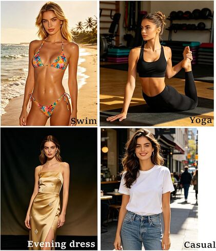 SL Sursarbelor Women Silicone Bra Inserts Clear Soft Gel Push Up Bra Pads Enhancer Bra Padding for Swimsuit in Saudi Arabia