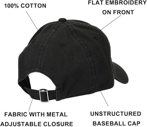Hunter X Hunter Embroidered Logo Black Unstructured Baseball Cap in Kuwait
