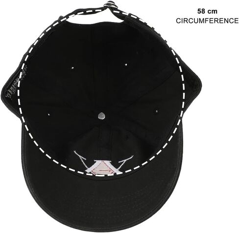 Hunter X Hunter Embroidered Logo Black Unstructured Baseball Cap in Kuwait