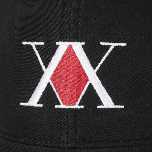 Hunter X Hunter Embroidered Logo Black Unstructured Baseball Cap in Kuwait