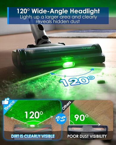 Tineco Pure ONE Station 5 Cordless Smart Vacuum with 2.5L Auto Dust Base, Full-Path Self-Cleaning, 175W Suction, ZeroTangle Tech, iLoop Smart Sensor, Suitbale for Hard Floor & Carpet in Kuwait