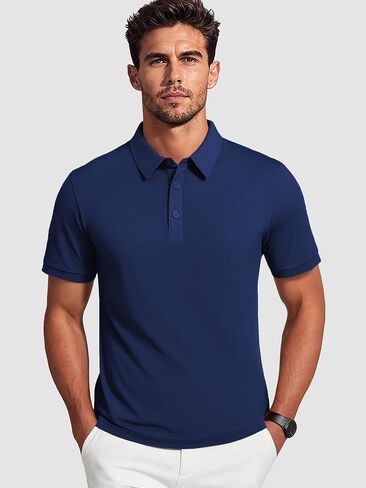 NELEUS Men's Polo Shirt Quick Dry Performance Short Sleeve Tactical Shirts Pique Jersey Golf Shirt in Kuwait