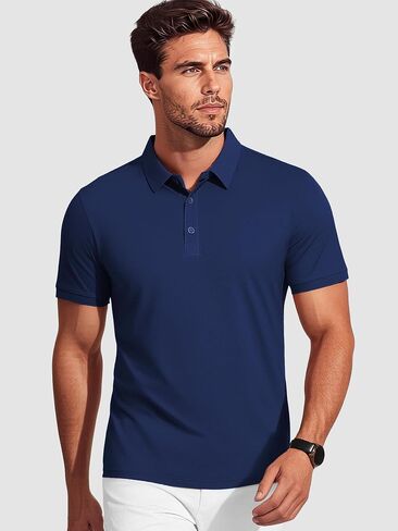 NELEUS Men's Polo Shirt Quick Dry Performance Short Sleeve Tactical Shirts Pique Jersey Golf Shirt in Kuwait