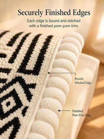 HANAHREUM Couch Covers for Sofa, Boho Aztec Western Dog Cover Washable, Non Slip Soft Thick Pet Couch Protector, Black White Pad for Loveseat & 2 Seater (Black White, 27.6"x70.9") in Saudi Arabia