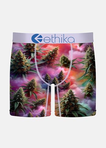 سروال داخلي رجالي متوسط ​​الطول من Ethika، طول ممتد، يتمدد في 4 اتجاهات مع حزام خصر مميز in Kuwait