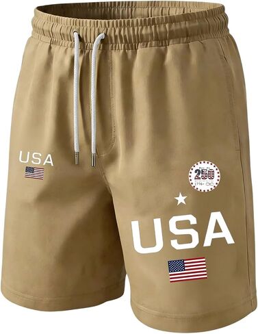 Men's 250Th Anniversary USA Shorts United States 250 Years American Brithday Shorts US Patriotic Short Pants in Kuwait
