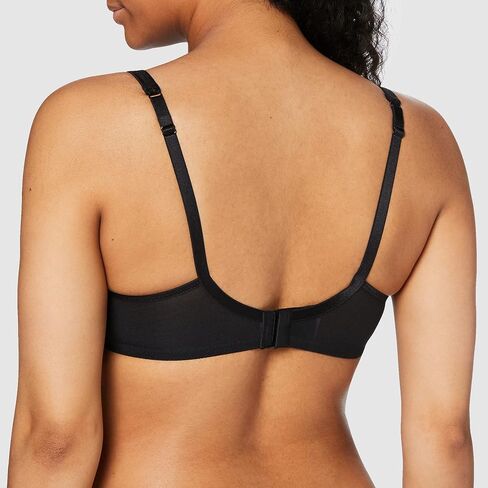 Rosa Faia Fleur Womens Wireless Contour Bra, 32E, Black in Kuwait