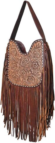 American Darling Hobo Hand Tooled Genuine Leather Women Bag Western Handbag Purse in Kuwait