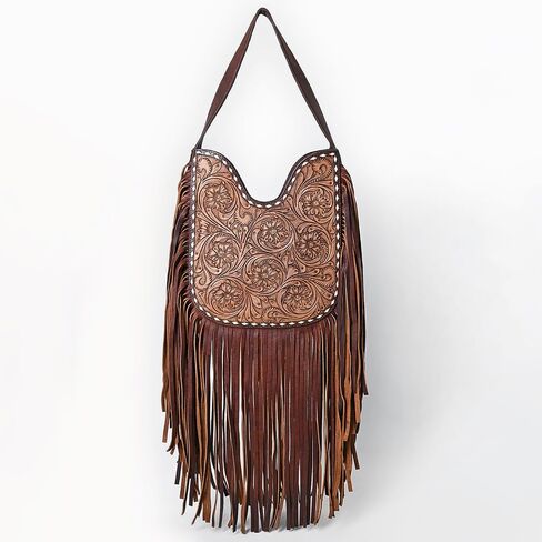 American Darling Hobo Hand Tooled Genuine Leather Women Bag Western Handbag Purse in Kuwait