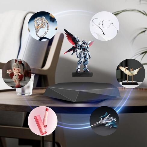 Levitating Display Stands,Magnetic Levitation Figures Miniatures 360 Degree Miniature Automatic Rotating Stand, Magnetic Floating Display with Stand for Toys, Figures, Levitating Decor for Home & Office in Saudi Arabia