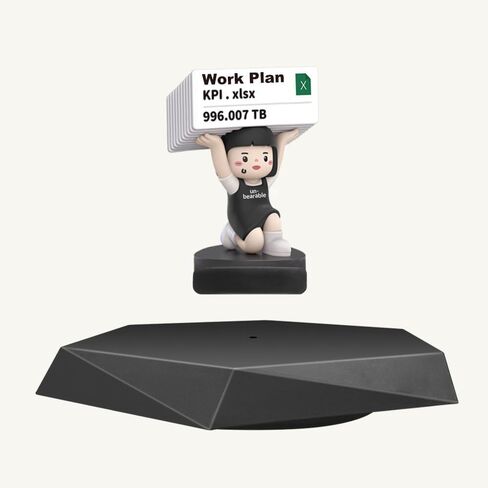 Levitating Display Stands,Magnetic Levitation Figures Miniatures 360 Degree Miniature Automatic Rotating Stand, Magnetic Floating Display with Stand for Toys, Figures, Levitating Decor for Home & Office in Saudi Arabia