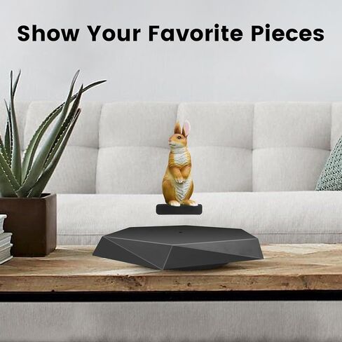 Levitating Display Stands,Magnetic Levitation Figures Miniatures 360 Degree Miniature Automatic Rotating Stand, Magnetic Floating Display with Stand for Toys, Figures, Levitating Decor for Home & Office in Saudi Arabia