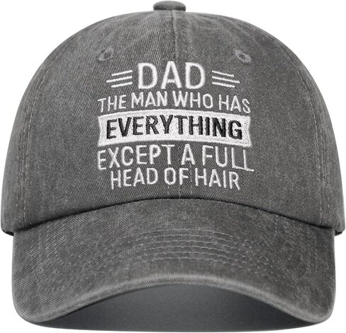 Dad Gifts, Father Day Christmas Birthday Gifts for Dad from Daughter Son, Adjustable Embroidered Baseball Cap in Saudi Arabia